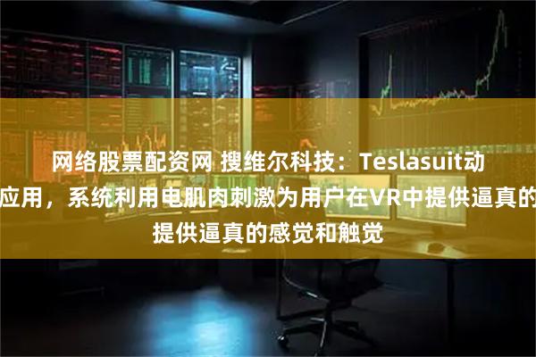 网络股票配资网 搜维尔科技：Teslasuit动捕服的实际应用，系统利用电肌肉刺激为用户在VR中提供逼真的感觉和触觉